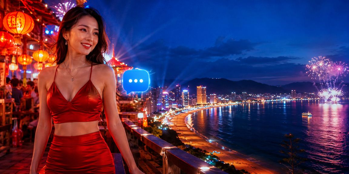 Quang cảnh giải trí casino trong chợ đêm Quy Nhơn